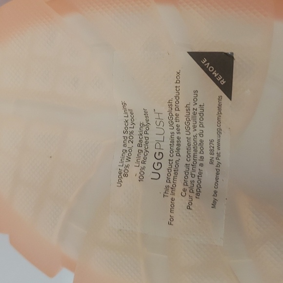 1174- UGG Fluff Yeah Slide Platform Sandals Women’s Size 8 Orange – Never Worn - Picture 6 of 12